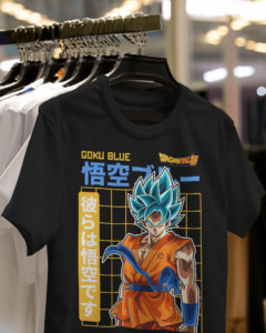 DBZ Goku Blue Regular Anime T-shirt